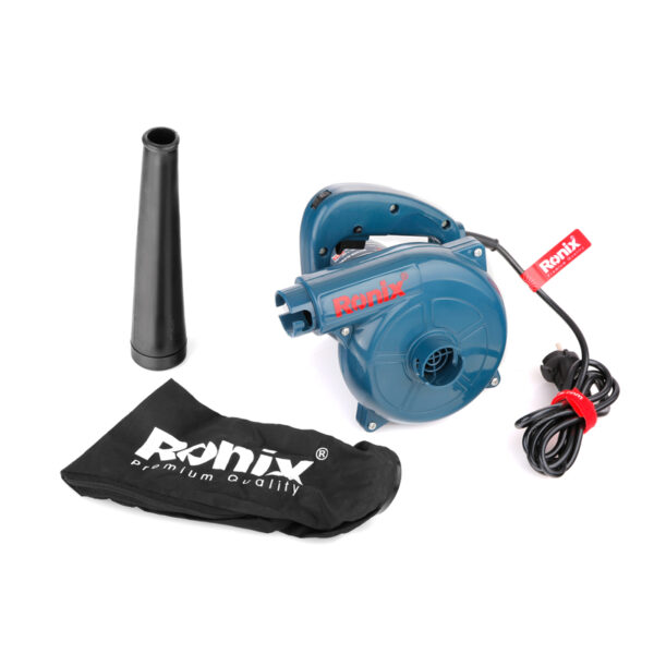 جهاز كهربائي لنفخ وتنظيف الأدوات الكهربائية وأدوات الصيانة Ronix Model 1206 400W 220V Mini Portable Industrial Leaf Vacuum Air Blower Machine