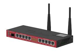 RB2011UiAS-2HnD-IN  2.4GHz AP, 5x Ethernet, 5x Gigabit Ethernet, SFP cage, USB, LCD, PoE output on Eth10, 600MHz CPU, 128MB RAM