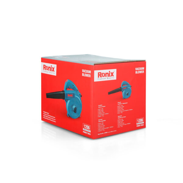 ⁦جهاز كهربائي لنفخ وتنظيف الأدوات الكهربائية وأدوات الصيانة ماركة رونكس الاصلي Ronix Model 1206 400W 220V Mini Portable Industrial Leaf Vacuum Air Blower Machine⁩ - الصورة ⁦4⁩